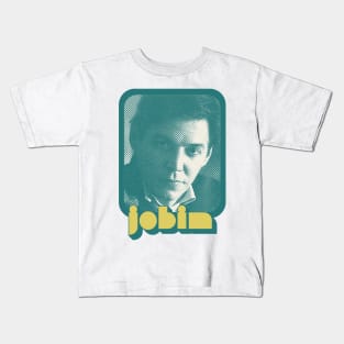 Tom Jobim /// Retro Style Fan Art Design Kids T-Shirt